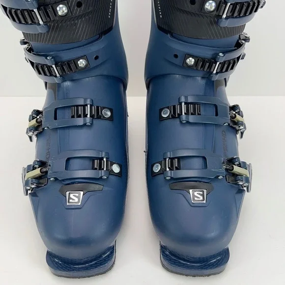 SALOMON S/PRO MV 100 Ski Boots Mens 26/8 Blue Gripwalk All Mountain Coreframe360